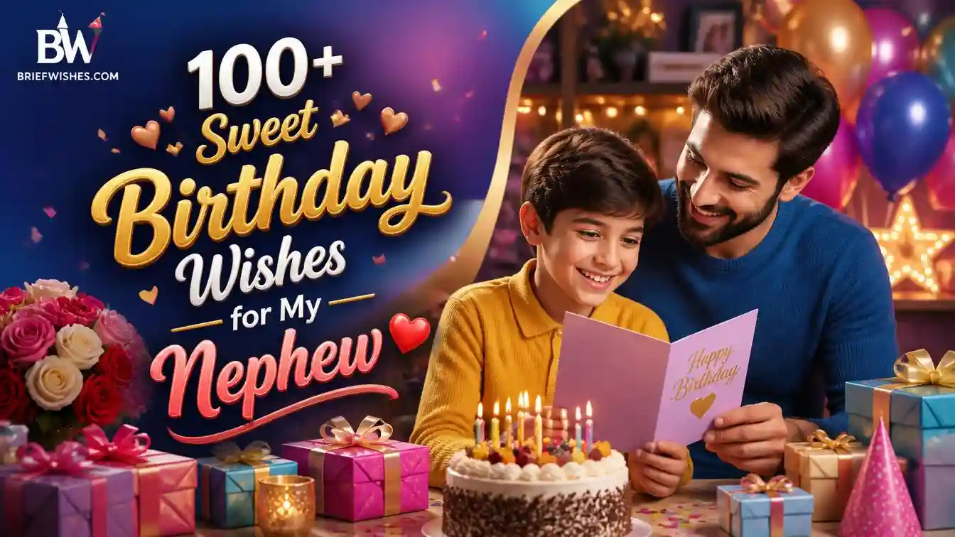 100+ Sweet Birthday Wishes for My Nephew