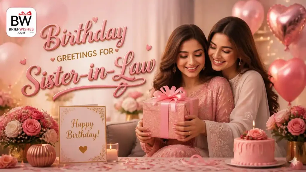 Birthday Greetings for Sister-in-Law 