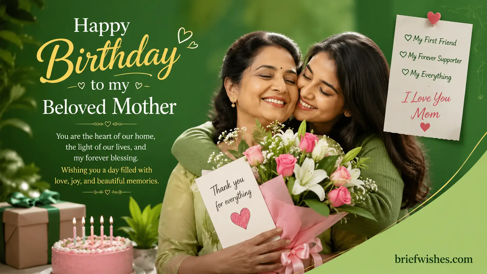 birthday wishes to my beloved mother
