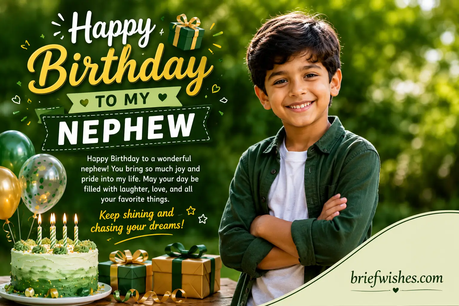 birthday wishes to my nephew