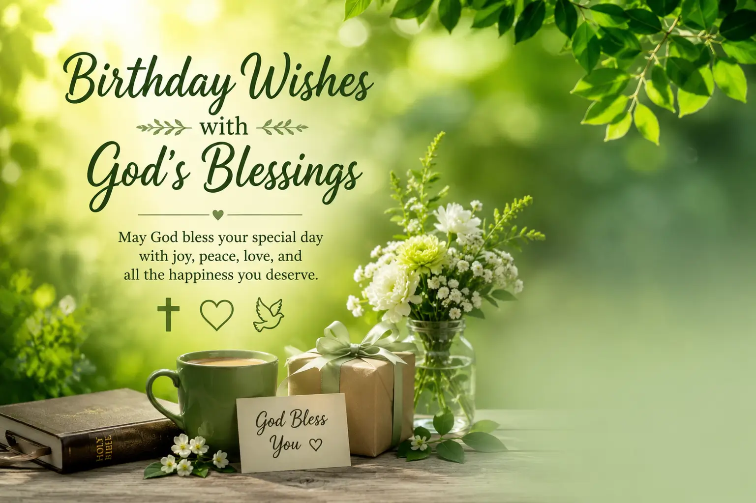 Birthday Wishes with God's Blessings