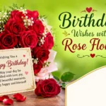 Birthday Wishes with Rose Flowers