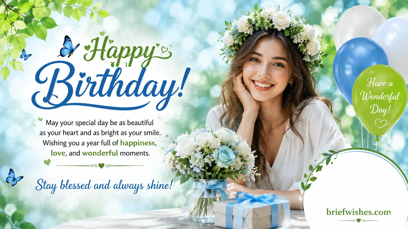 blessing birthday wishes to little girl