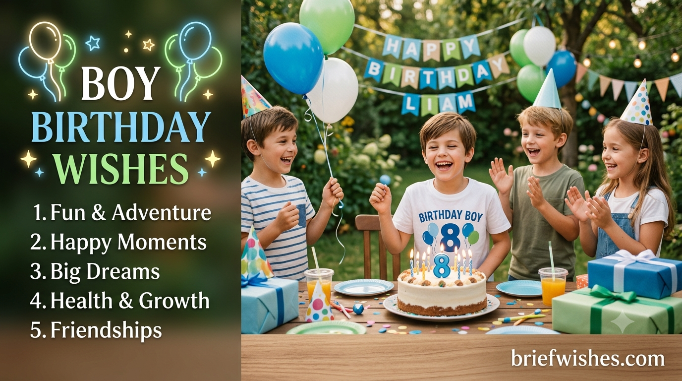 Boy birthday Wishes