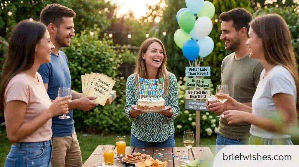 Celebration Female Belated Birthday Wishes