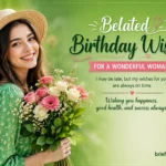 female belated birthday wishes