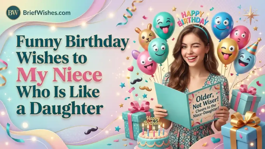 Funny Birthday Wishes to My Niece Who Is Like a Daughter