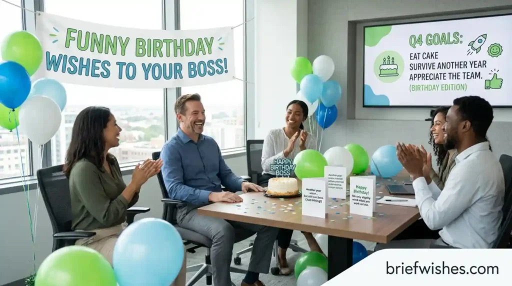 Funny Birthday Wishes to Your Boss