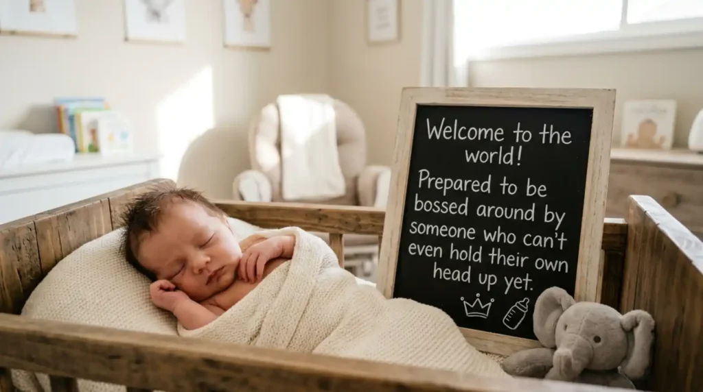 Funny Short Wishes for New Born Baby