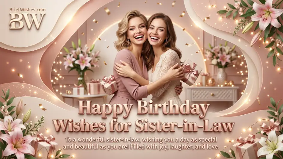 Happy Birthday Wishes for Sister-in-Law