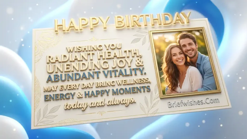 heart touching birthday wishes for good health