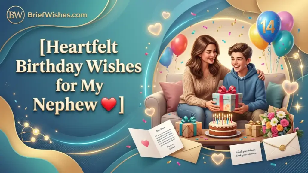 Heartfelt Birthday Wishes for My Nephew 
