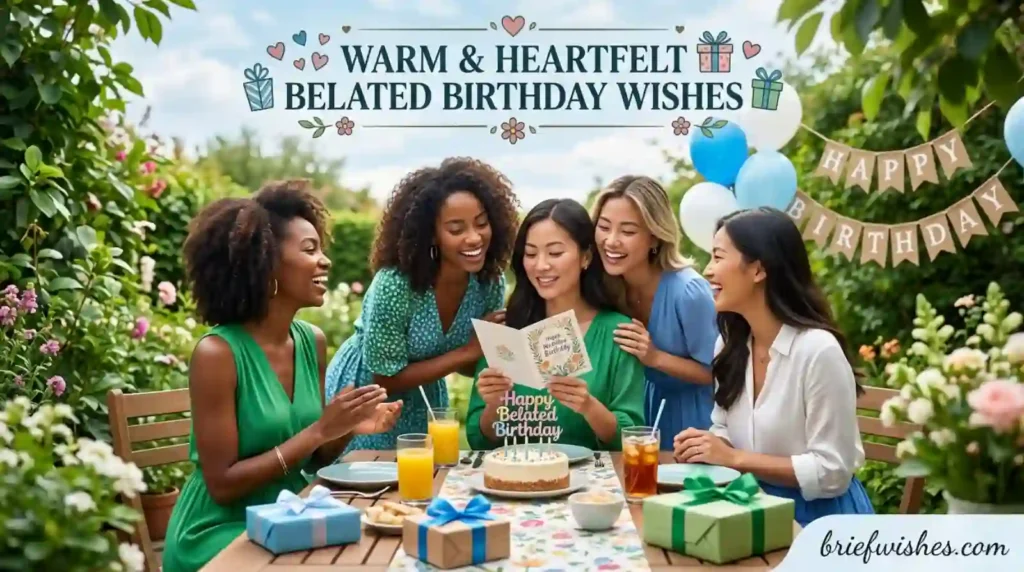 Heartfelt Female Belated Birthday Wishes