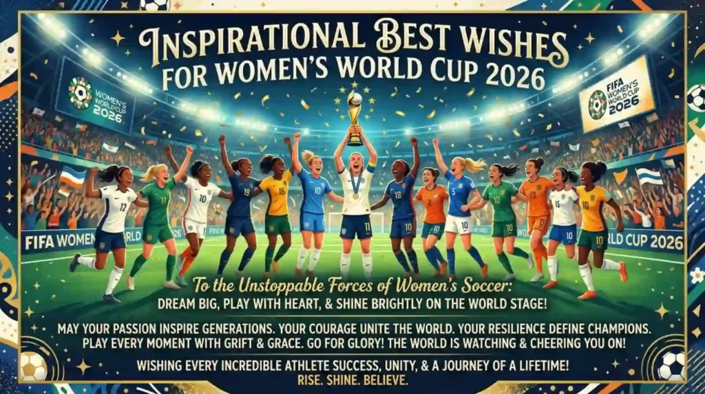 Inspirational Best Wishes for Women World Cup 2026
