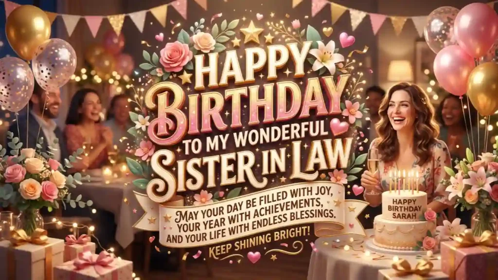 Inspirational Birthday Wishes for Sister in Law