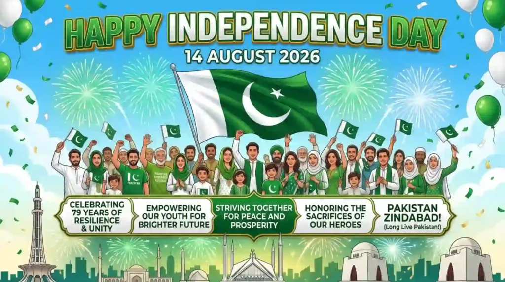 Pakistan Independence Day Captions