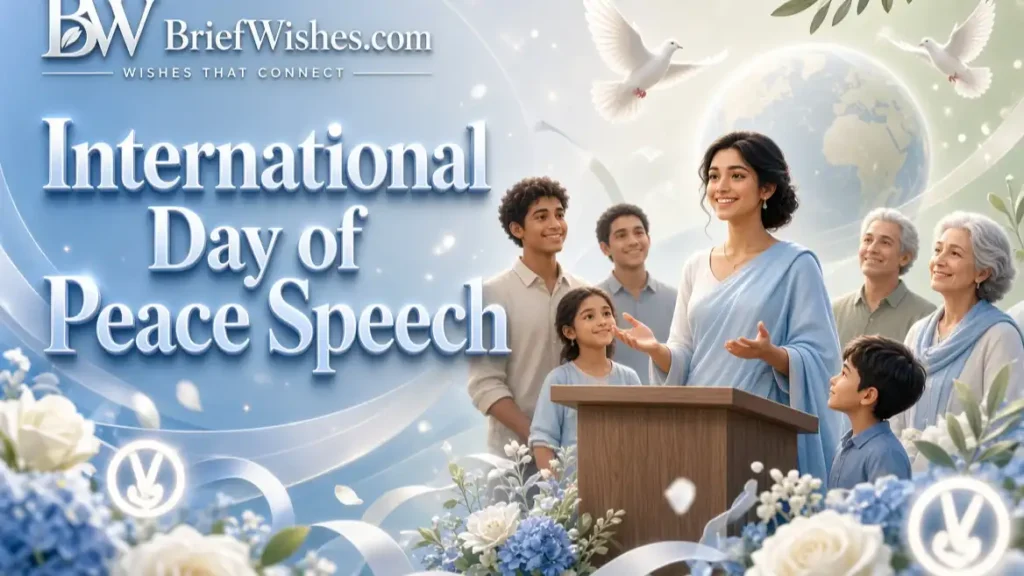 International Day of Peace Speech