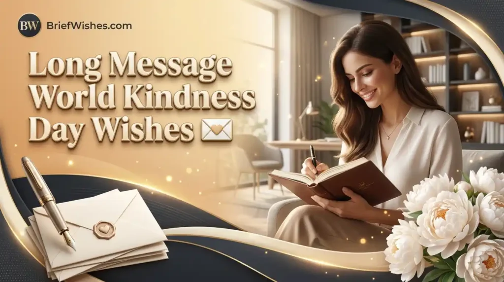 Long Message World Kindness Day Wishes