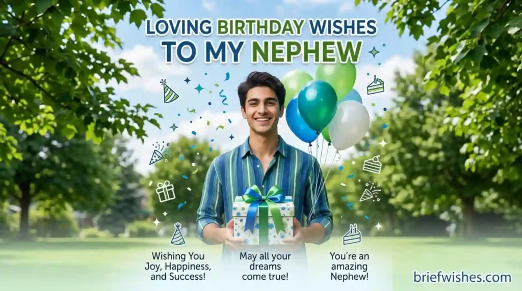 Loving Birthday Wishes to My Nephew