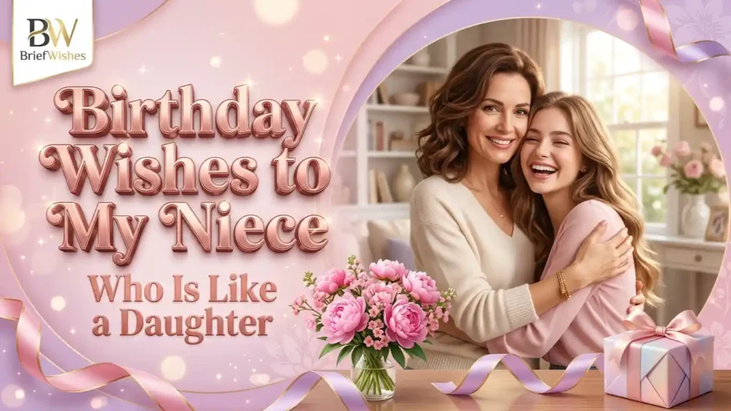 Loving Birthday Wishes to My Niece Who Is Like a Daughter