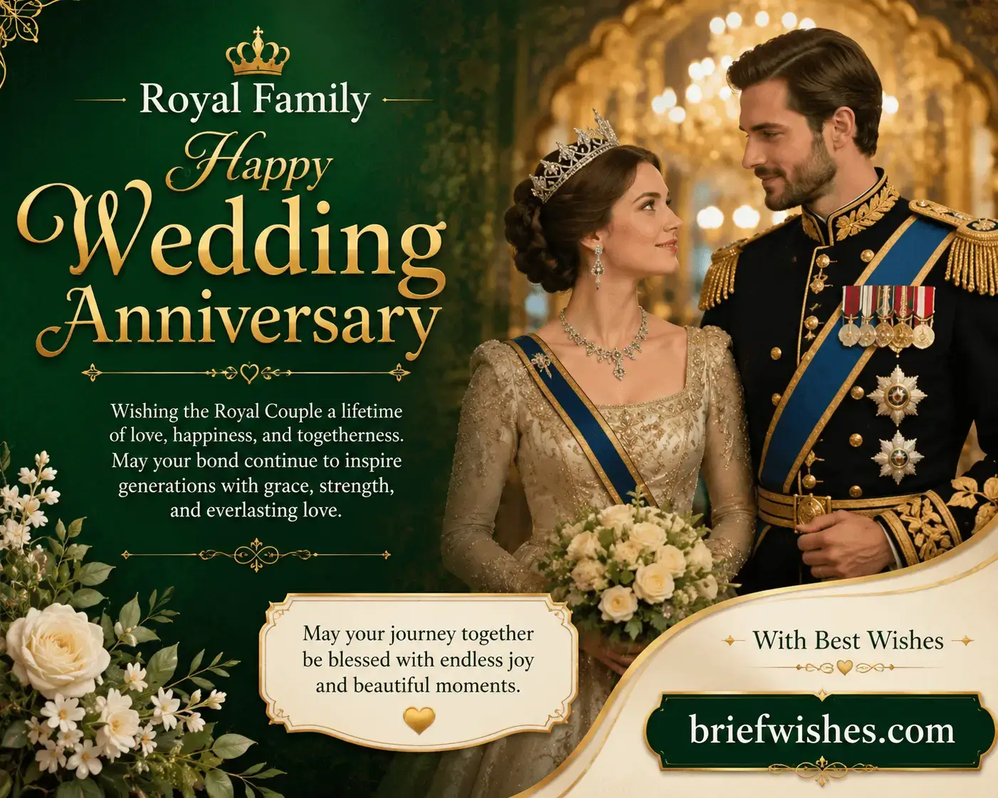 Royal family Wedding Anniversary Wishes