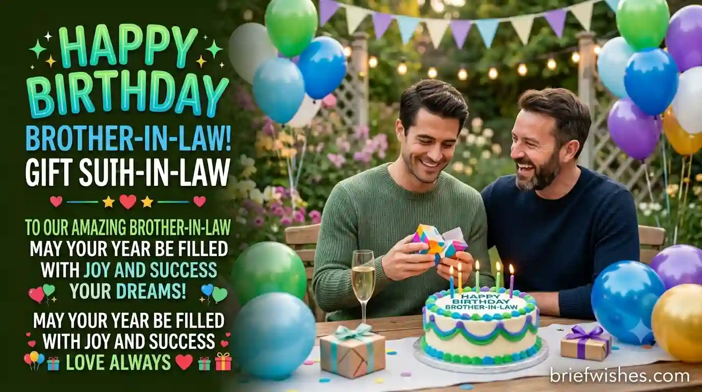 happy birthday wishes for brother in law