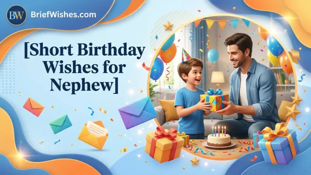 Short Birthday Wishes for Nephew 