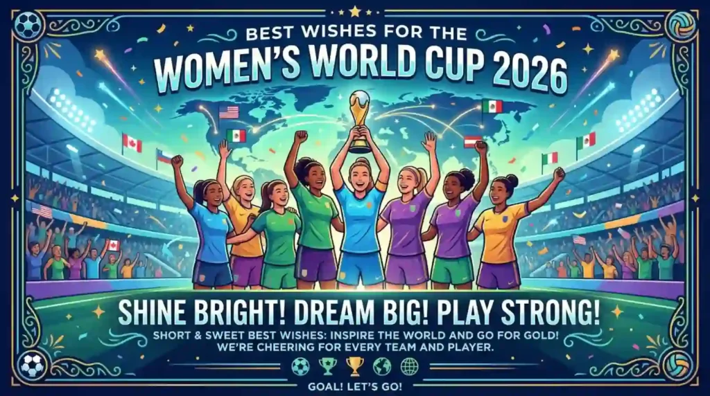 Short & Sweet Best Wishes for Women World Cup 2026