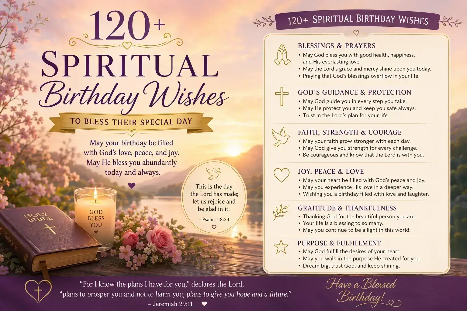 Spiritual Birthday Wishes