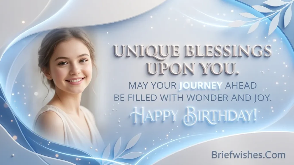 🙏 Spiritual Blessing Birthday Wishes Girl