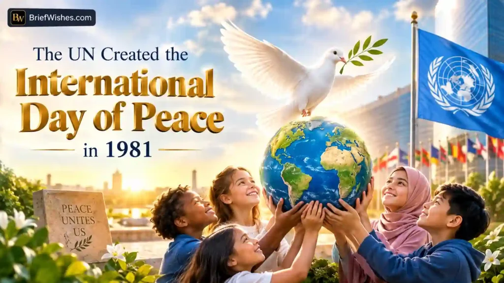 The UN Created the International Day of Peace in 1981