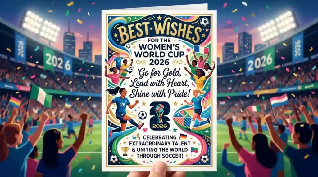 Unique Best Wishes for Women World Cup 2026