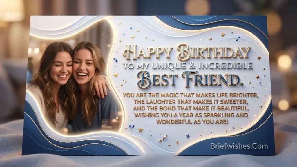 unique birthday wishes for best friend