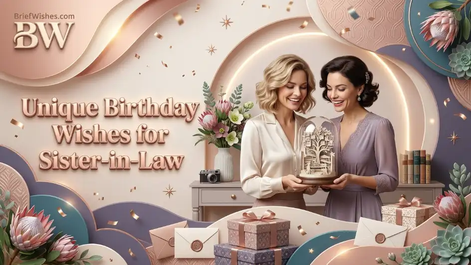 Unique Birthday Wishes for Sister-in-Law