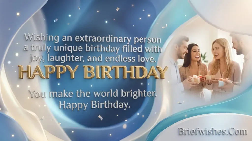 unique birthday wishes for special person