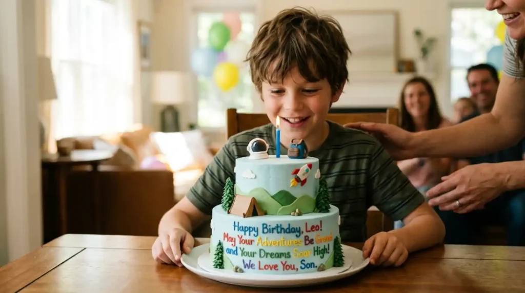 unique-birthday-wishes-with-cake-to-my-son