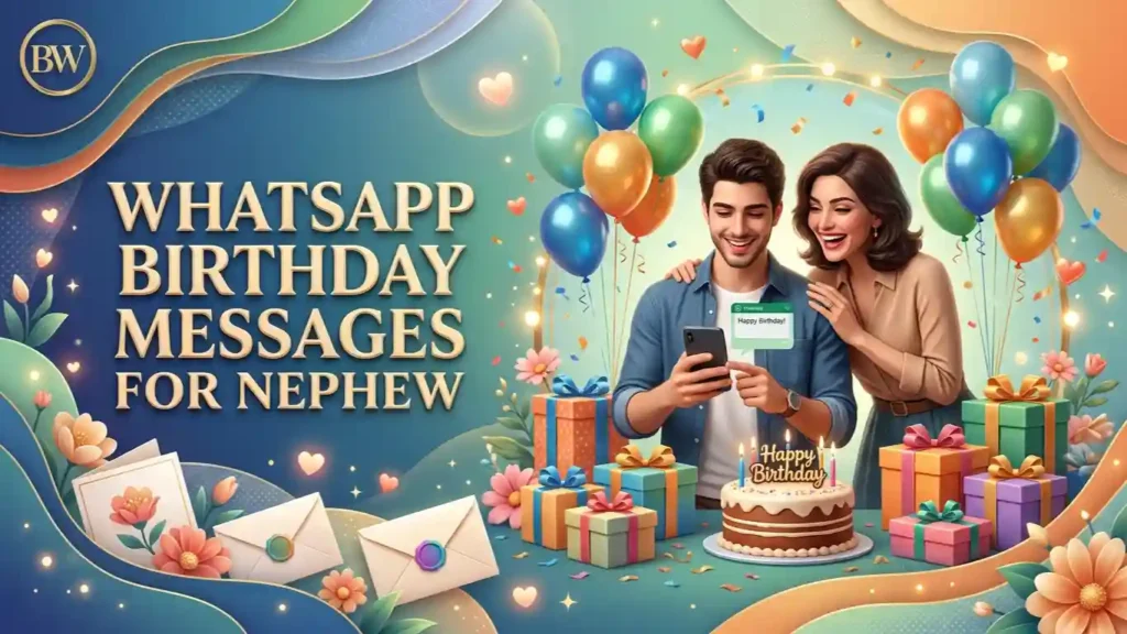 WhatsApp Birthday Messages for Nephew 