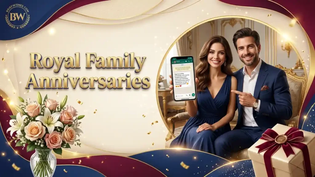 WhatsApp Messages for Royal Family Anniversaries