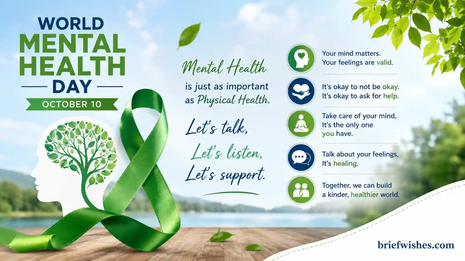 World Mental Health Day Quotes and Slogans