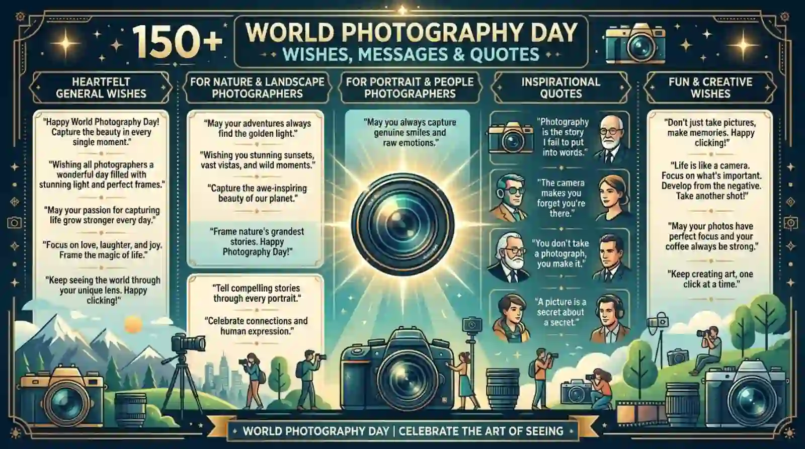 150+ World Photography Day Wishes 📸 Heartfelt Messages & Quotes