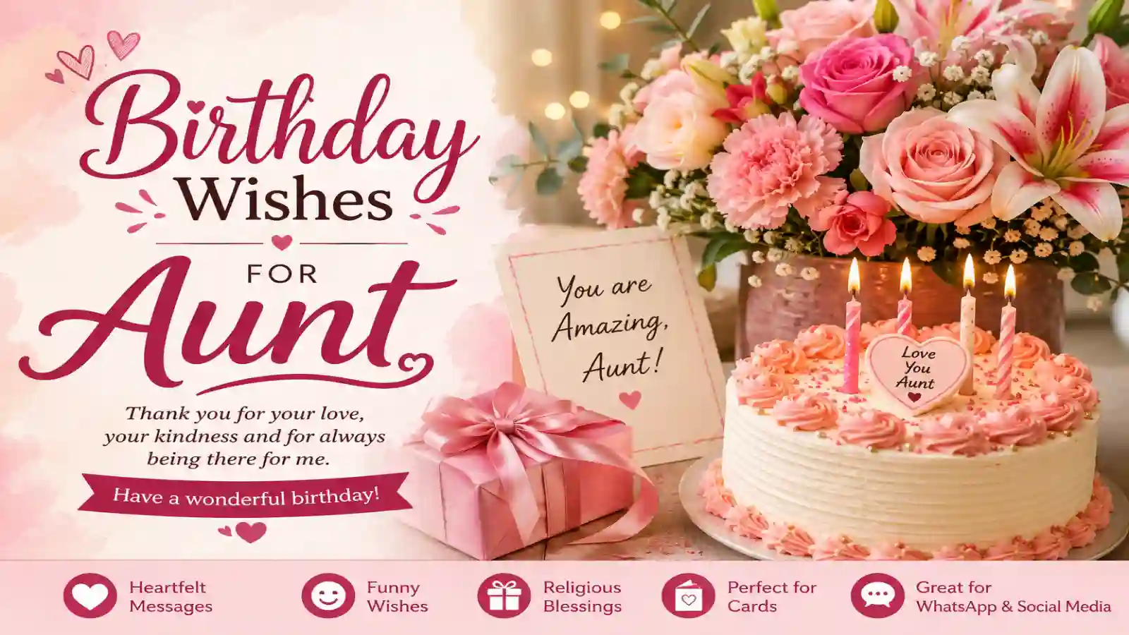 Birthday Wishes for Aunt