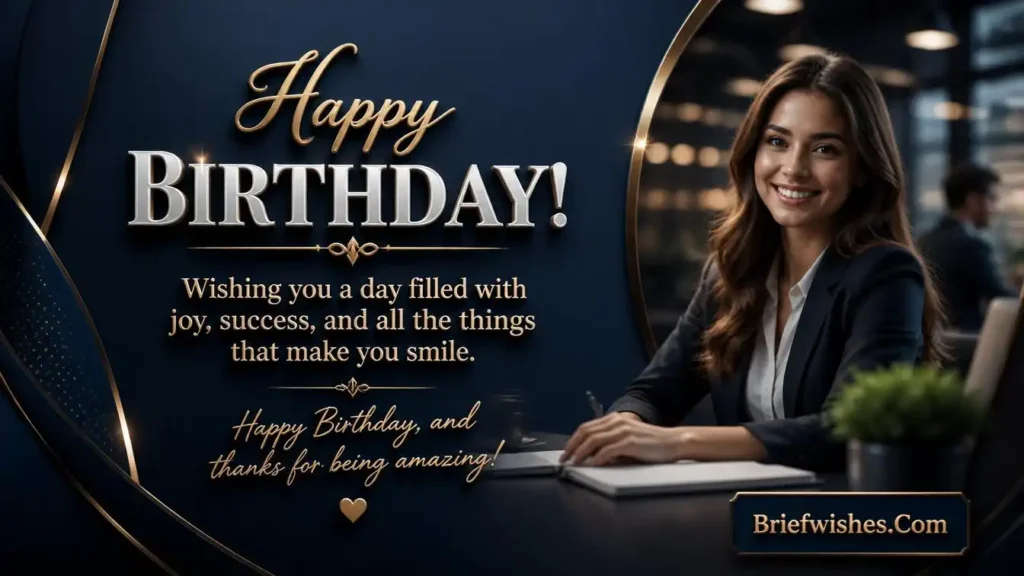 Birthday Wishes for Coworker Female 
