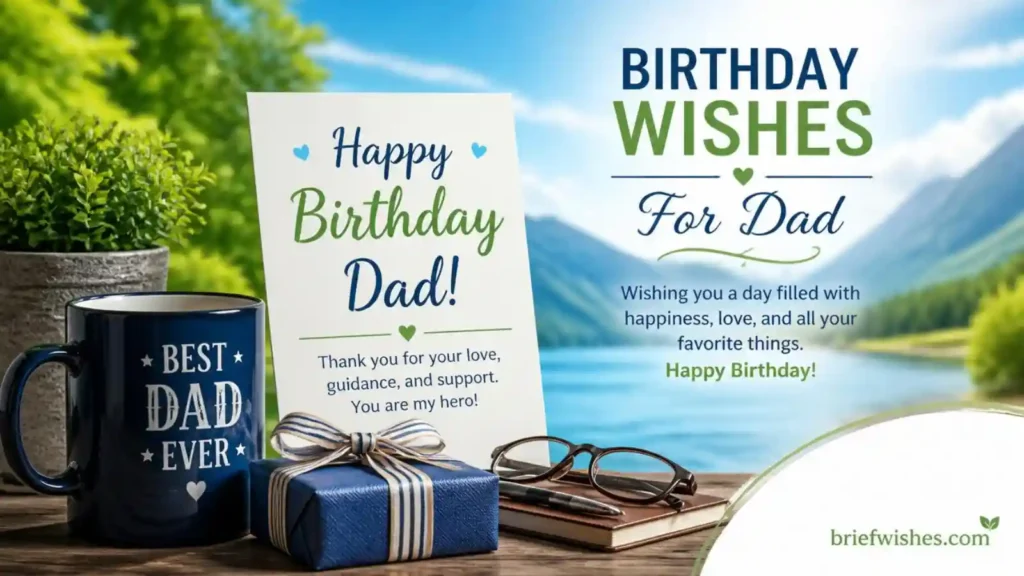 Short Birthday Wishes for Dad