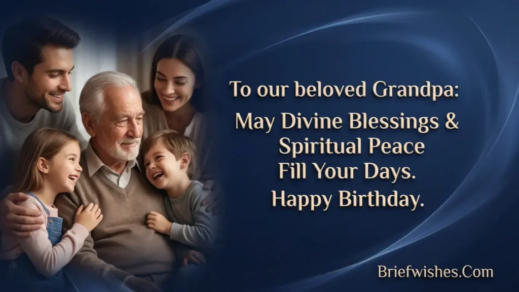 blessing and spiritual birthday wishes for grandpa 