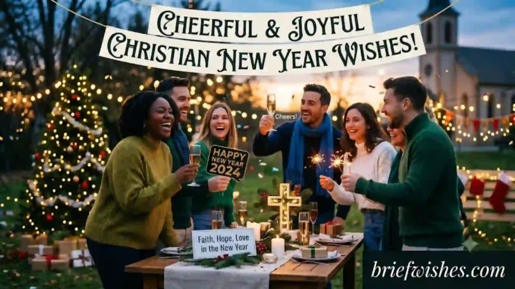 Cheerful and Joyful Christian New Year Wishes