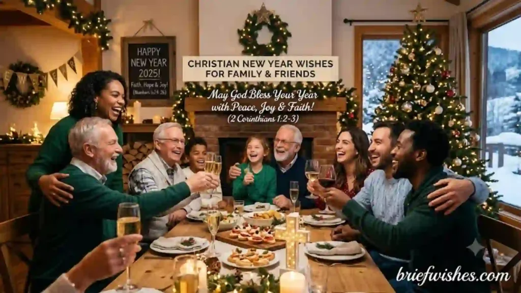 Christian New Year Wishes for Family and Friends