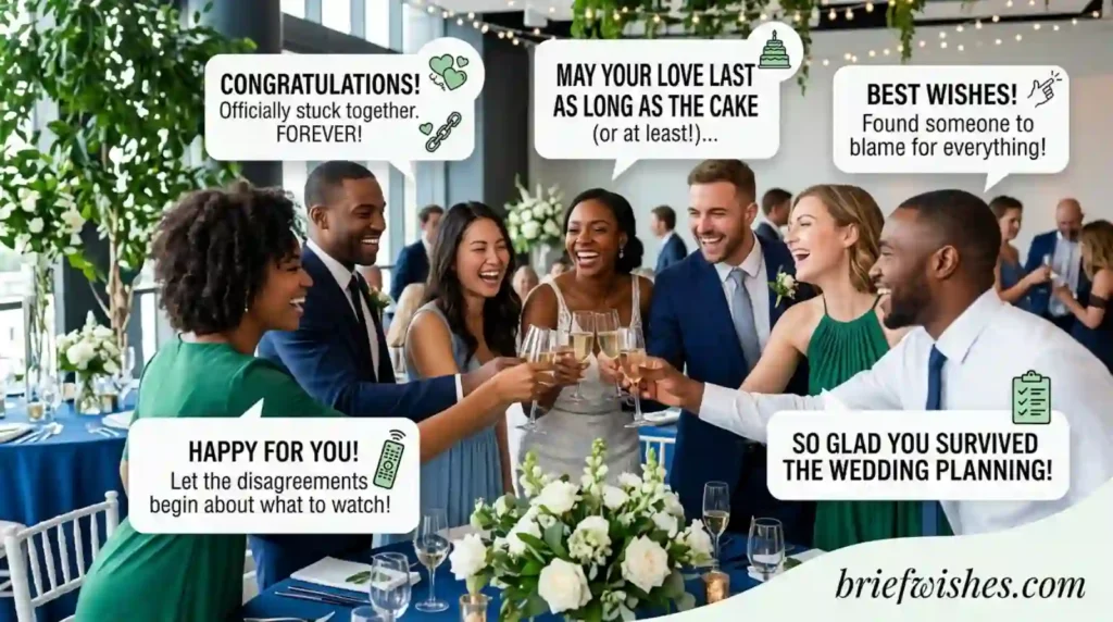 Funny Congratulations Messages for Wedding