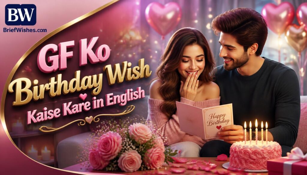 GF Ko Birthday Wish Kaise Kare in English
