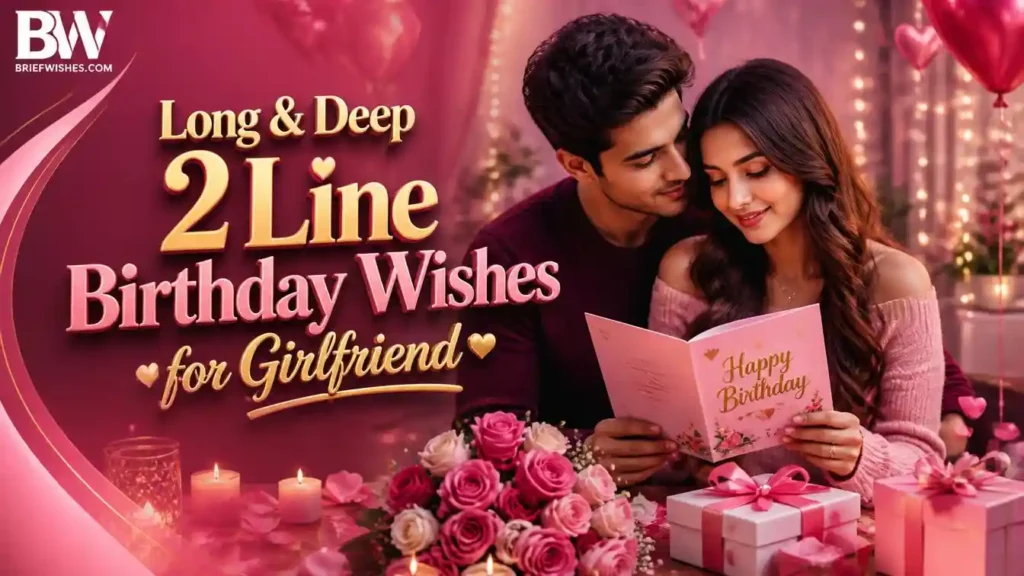 How to Wish Your Girlfriend a Birthday in English – 2 Line Text