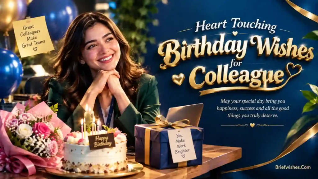 heart touching birthday wishes for colleague